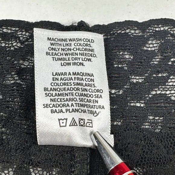 George Women's Size 7 Large Panty Lace Hip Hugger Black New With Tags - Picture 4 of 9